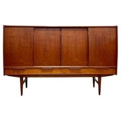 Large DANISH Mid Century MODERN Teak Credenza / SIDEBOARD, by E.W. Bach, c. 1960