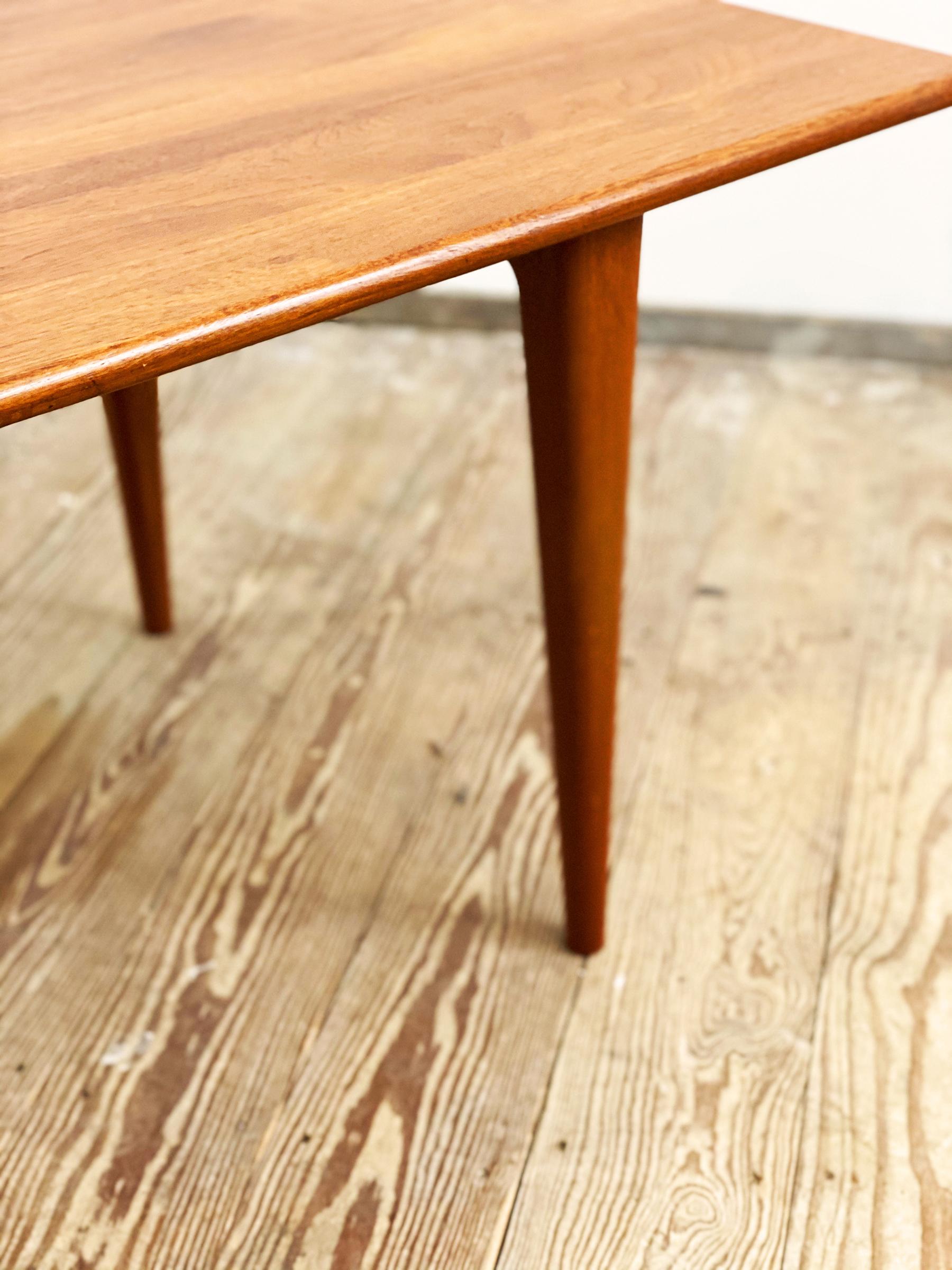 Large Danish Mid-Century Modern Teak Wood Coffee Table, Denmark, 1950s 5