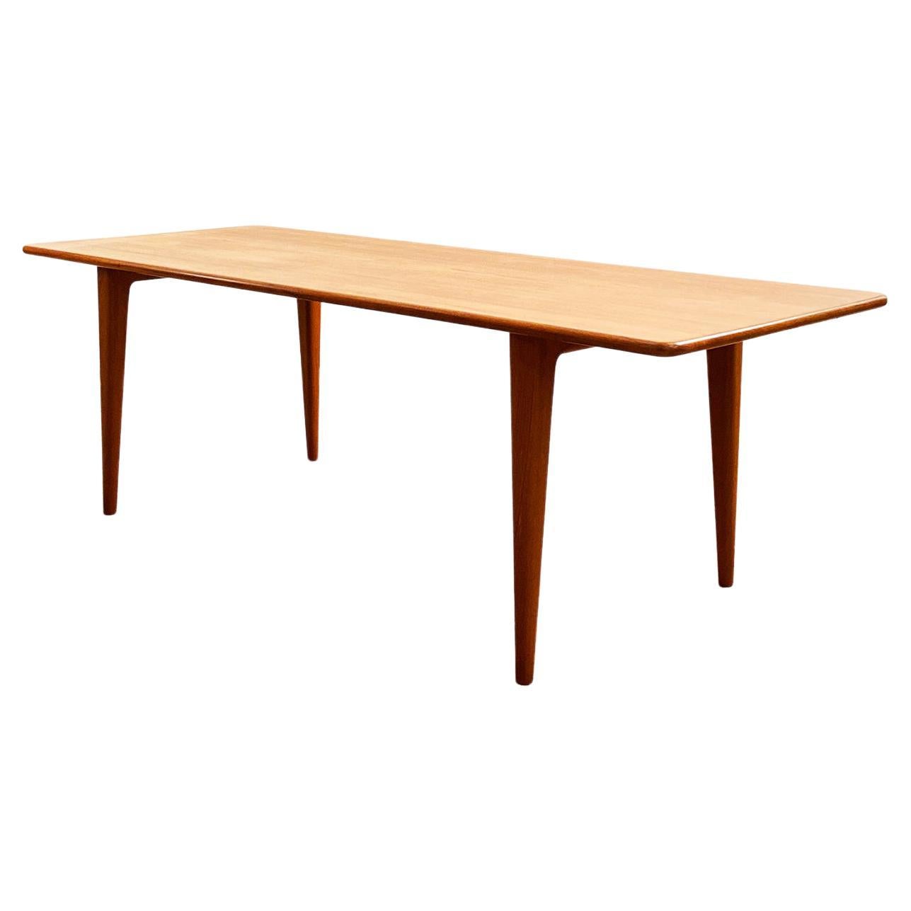 Large Danish Mid-Century Modern Teak Wood Coffee Table, Denmark, 1950s