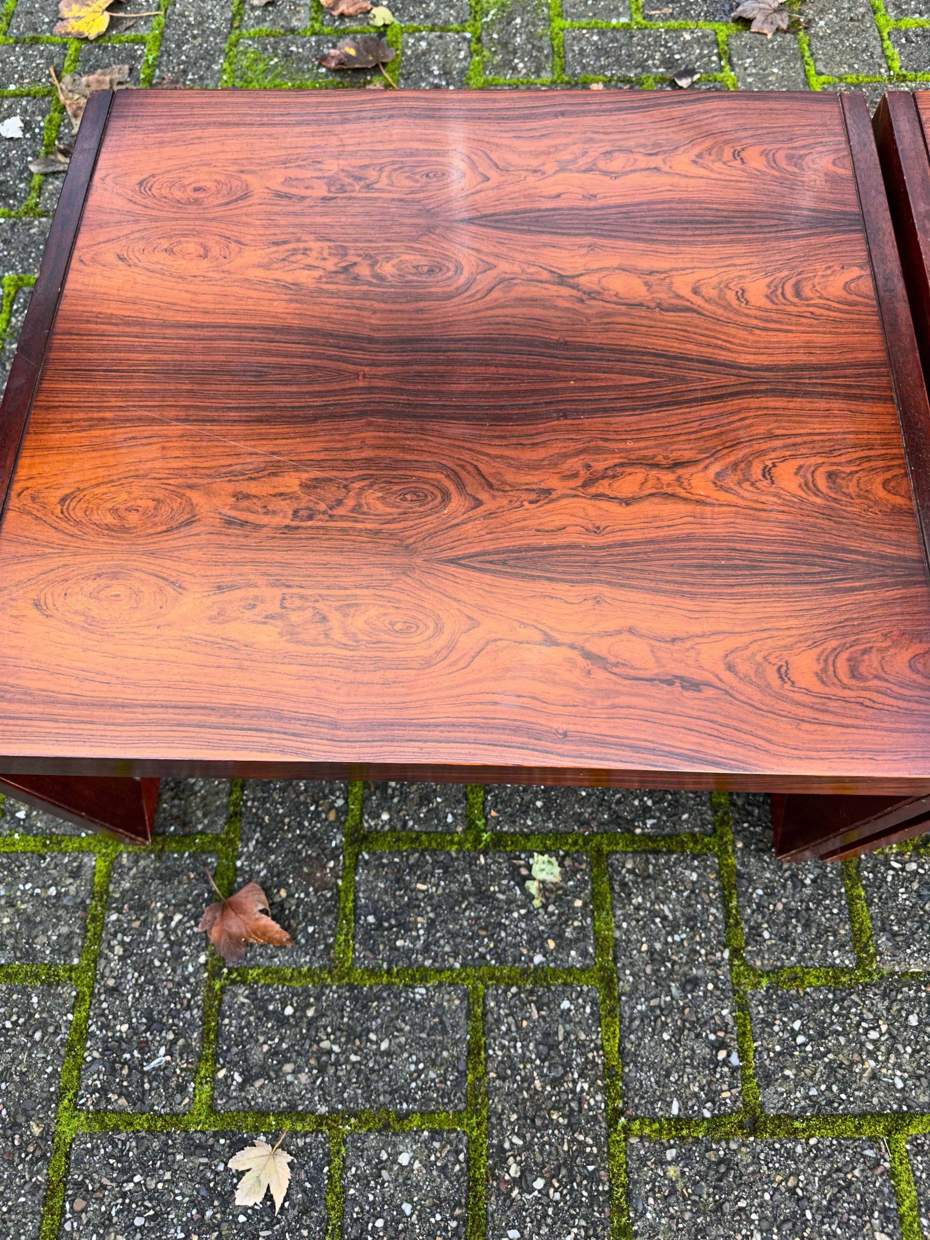 Grand ensemble de tables basses danoises en bois, modernes du milieu du siècle, avec tables d'extrémité. en vente 6