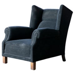 Large Danish Midcentury Over-Sized Club Chair