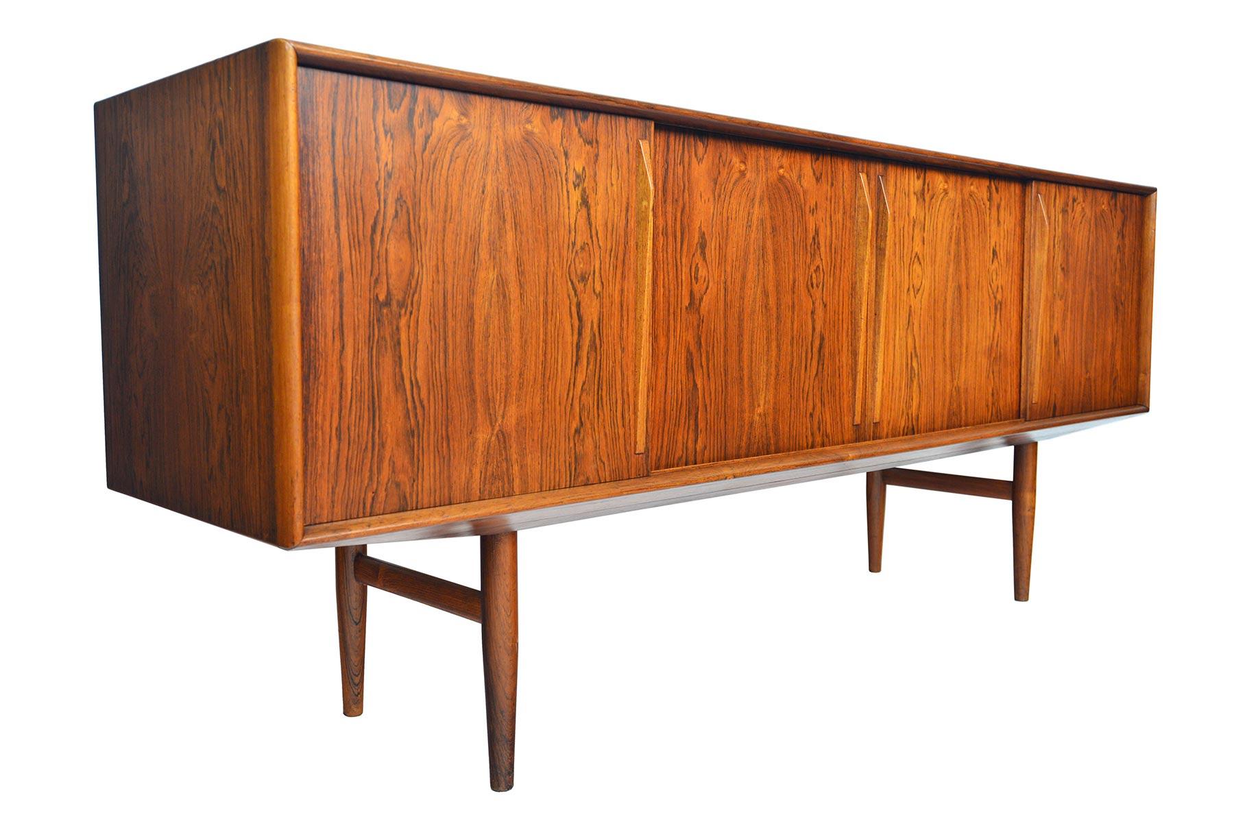 Large Danish Modern Rosewood Credenza by Kurt Østervig In Good Condition In Berkeley, CA