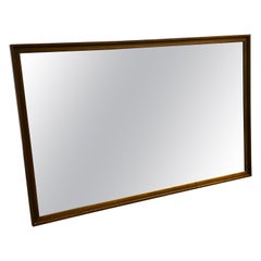 Large Danish Modern Rosewood Mirror