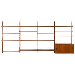 Large Danish Modern Shelf in Teak by Sven Ellekaer for Albert Hansen, 1960s