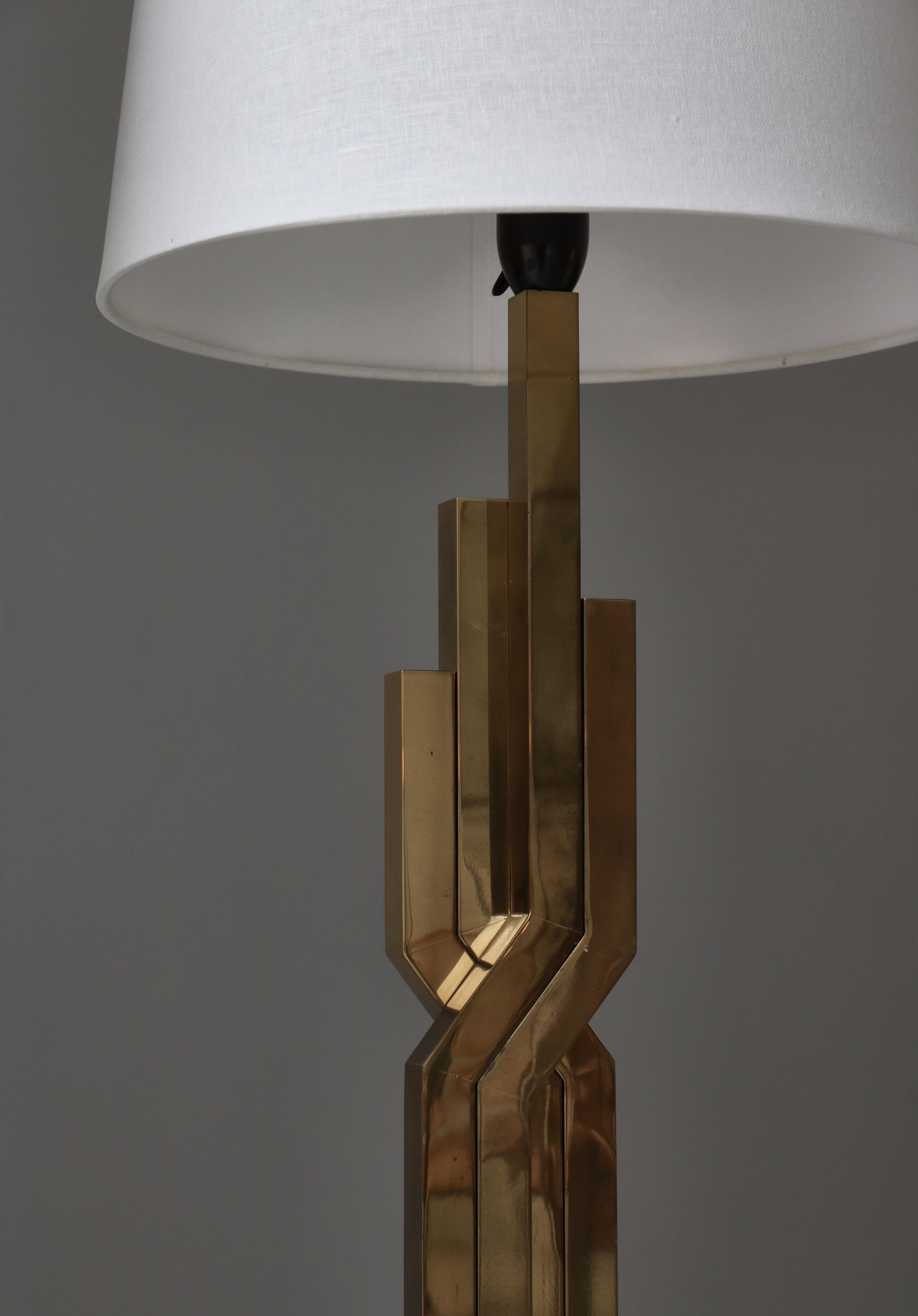 Large Danish Modern Table Lamps in Brass by Svend Aage Holm-Sørensen, 1960s For Sale 3