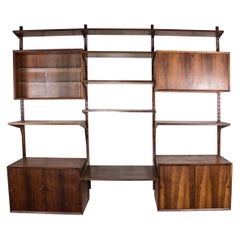 Large Danish Modular Shelf in Rio Rosewood by Poul Cadovius, 1960