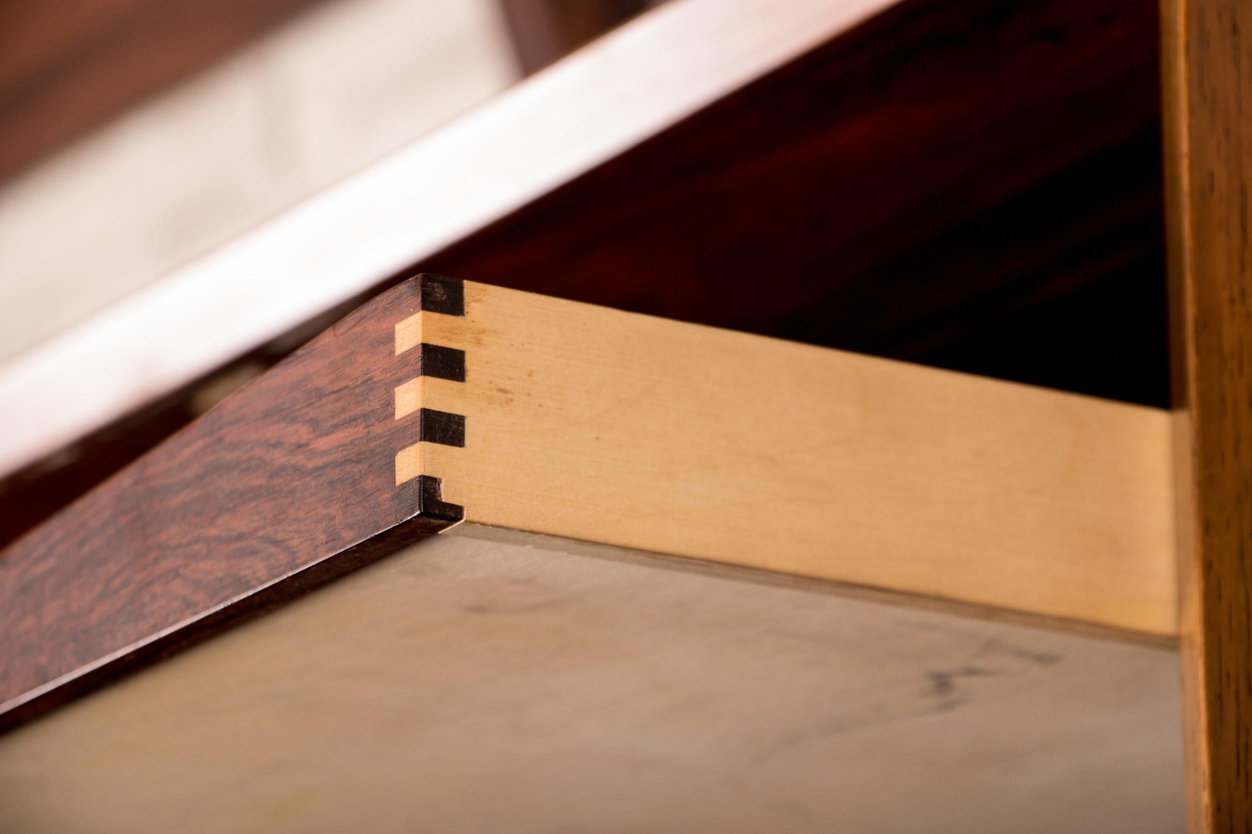 Large Danish modular shelf in Rosewood by Poul Cadovius 1960. 11