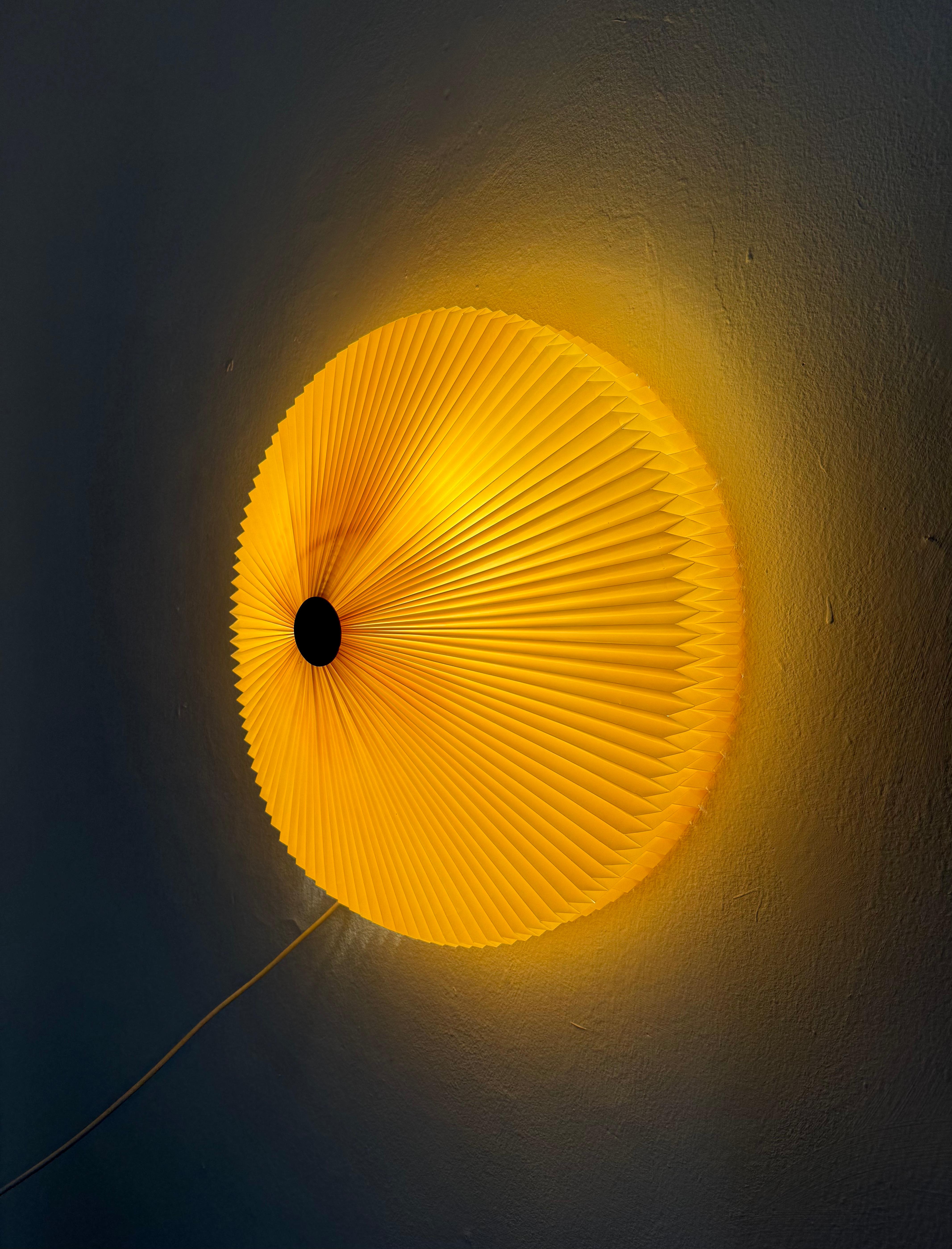 Large Danish Origami Flush Lamp by Kaare Klint for Le Klint For Sale 7