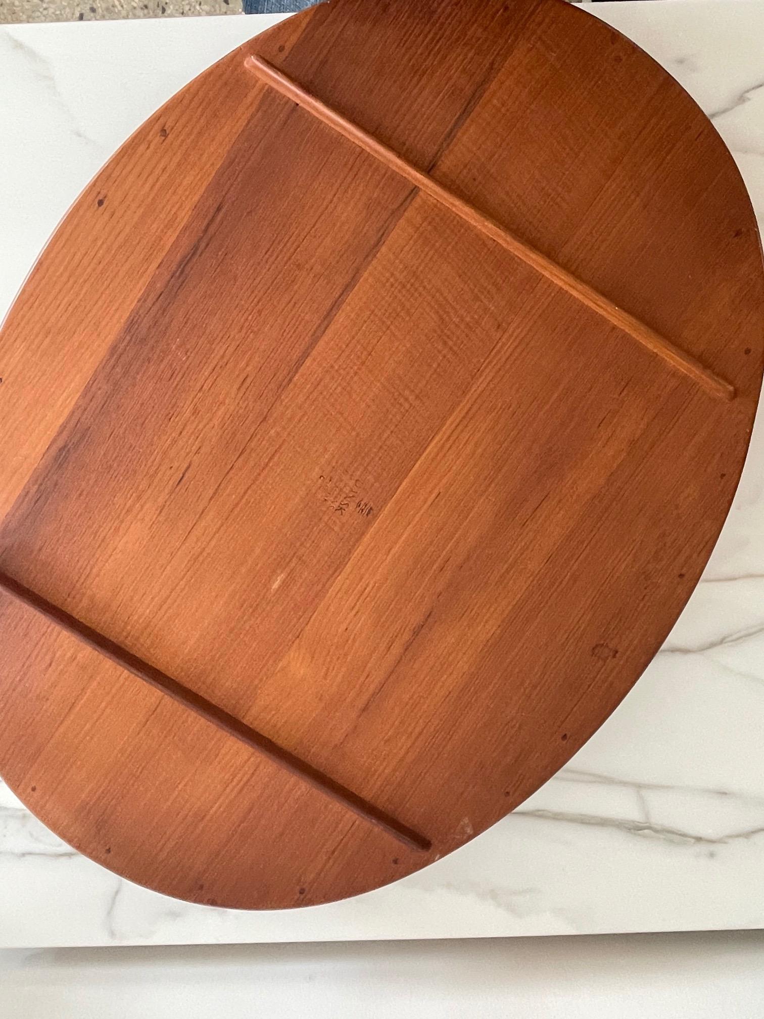 Mid-20th Century Large Danish Oval Teak Tray by Jens Quistgaard for Dansk