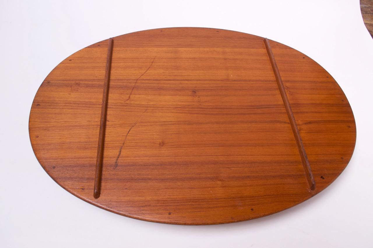 Mid-20th Century Large Danish Oval Teak Tray by Jens Quistgaard for Dansk