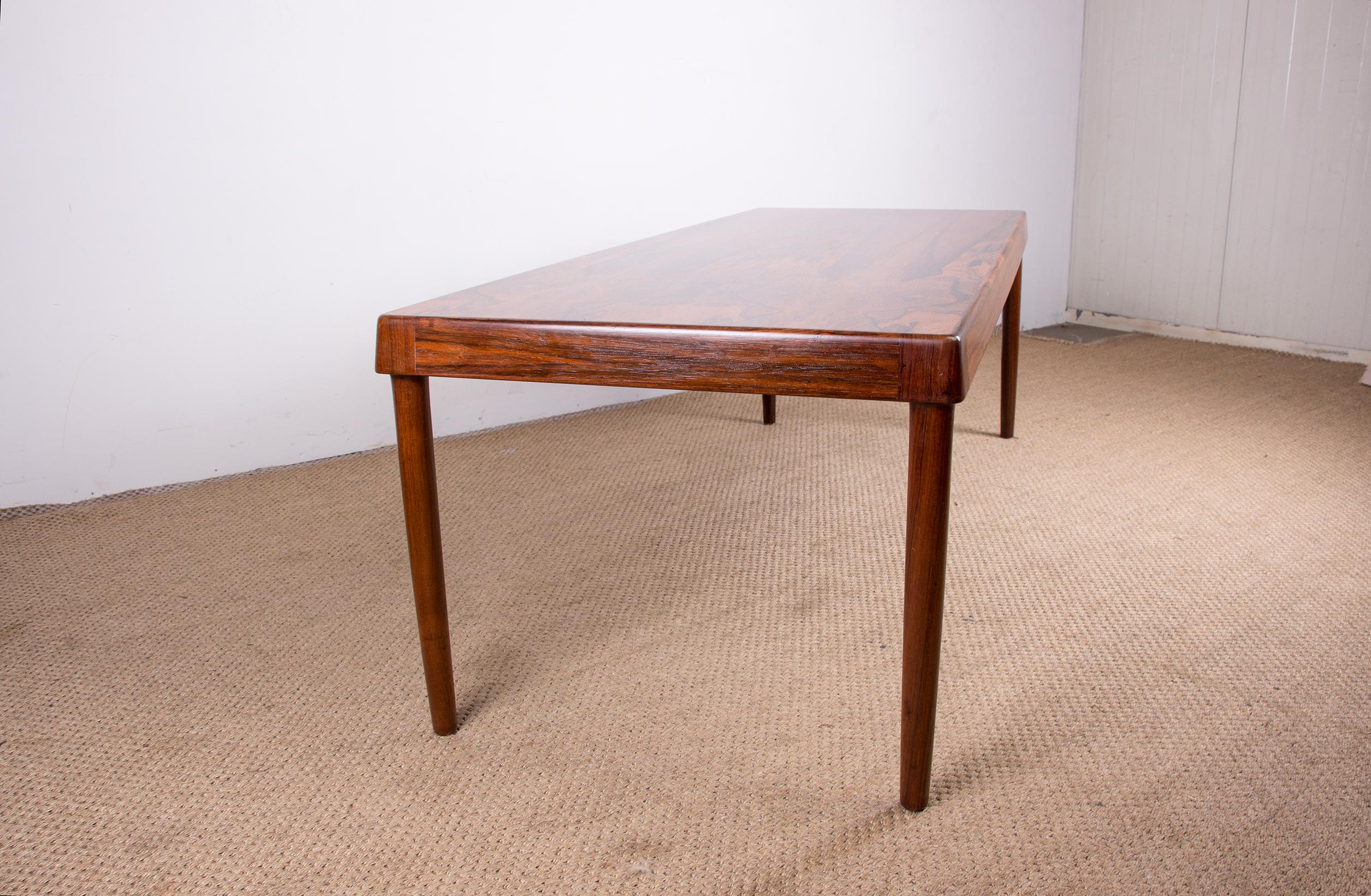 Large Danish Rosewood Coffee Table by Niels Otto Moller for J.L. Mollers, 1960 4