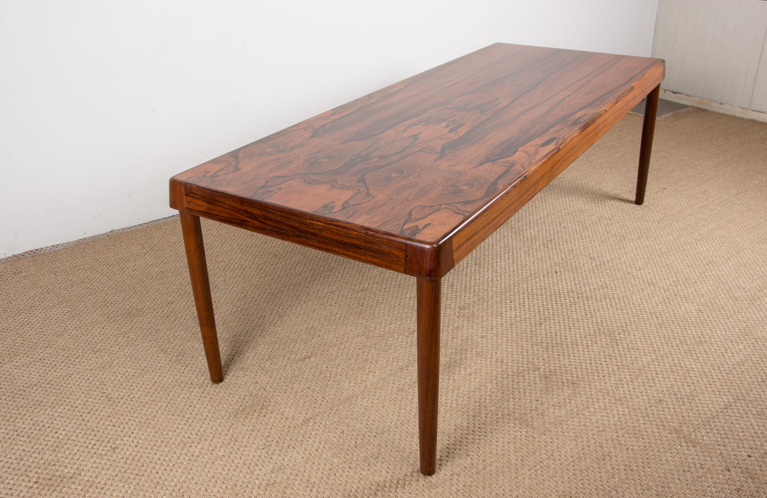 Mid-20th Century Large Danish Rosewood Coffee Table by Niels Otto Moller for J.L. Mollers, 1960