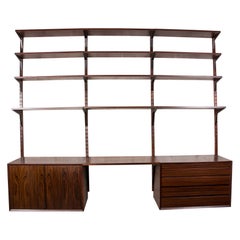 Large Danish Rosewood Modular Shelf by Poul Cadovius, 1960