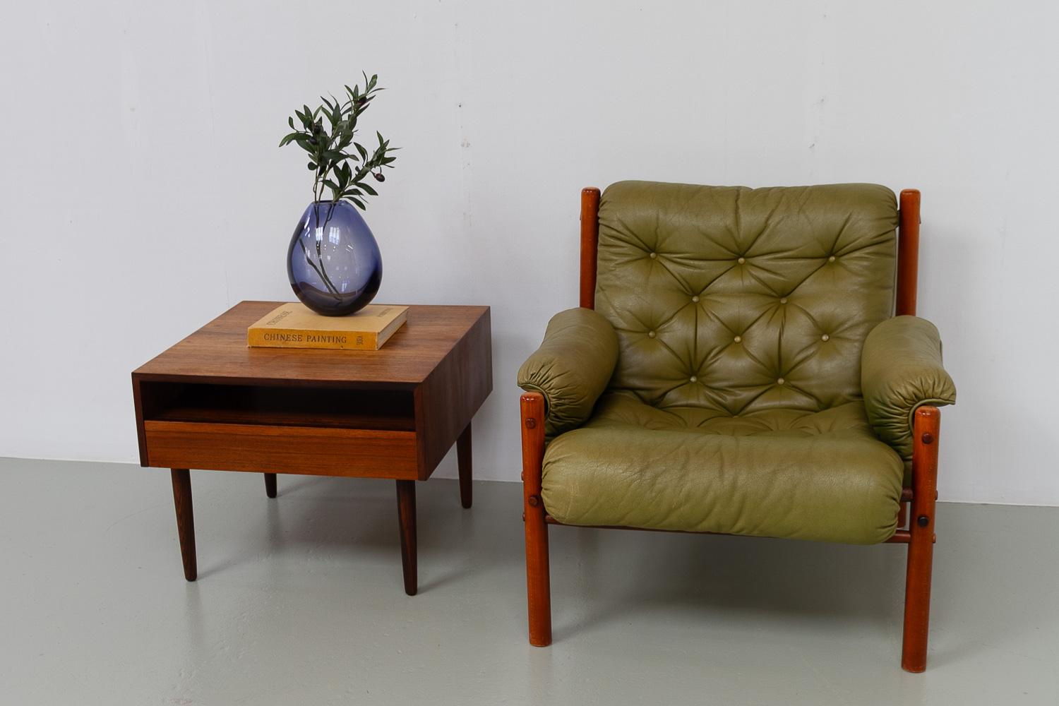 Grand vase goutte danois bleu saphir de Per Lütken pour Holmegaard, années 1960. en vente 7