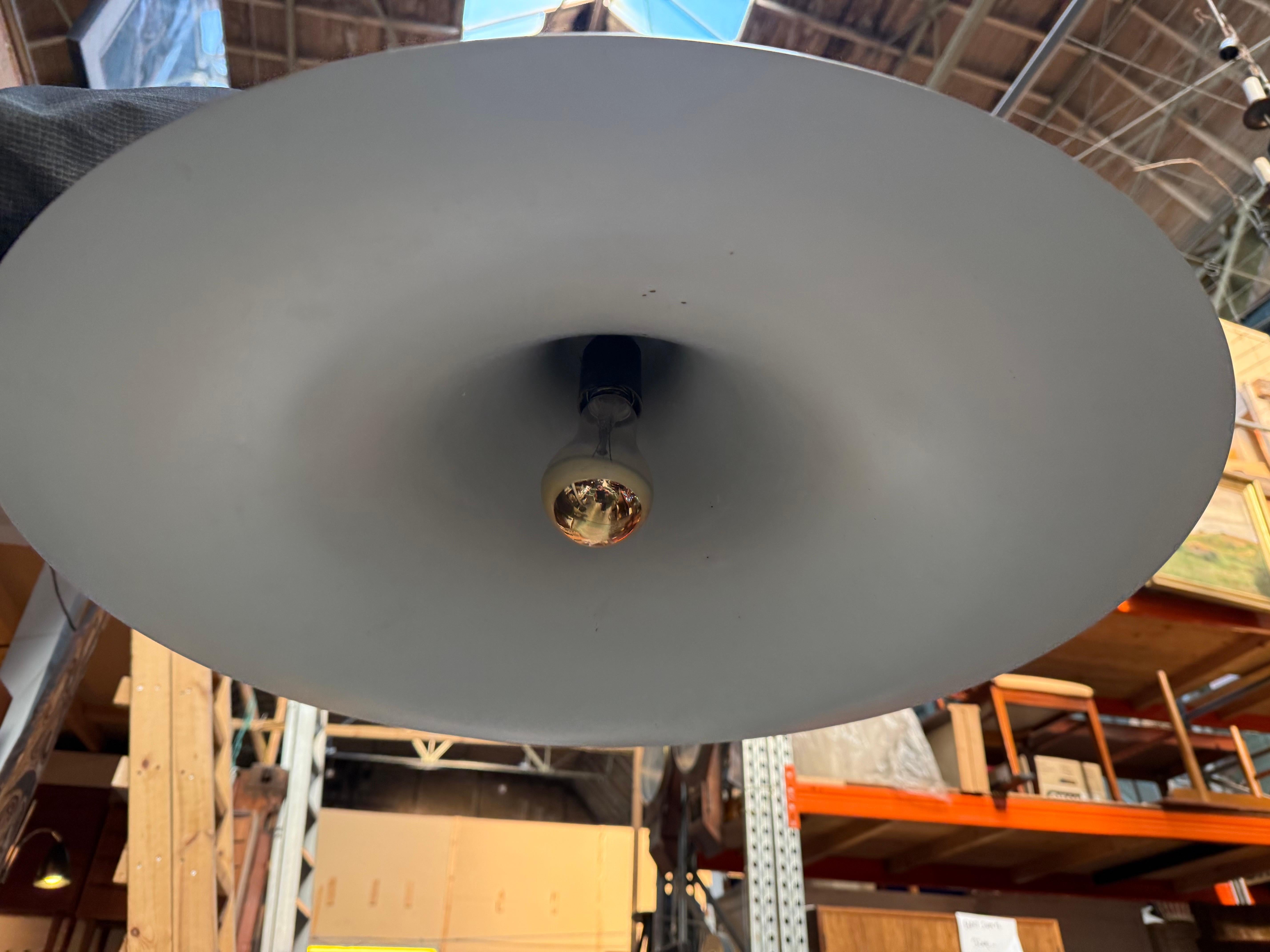 Large Danish Semi Pendant Lamps by Bonderup and Thorup for Fog and Morup, 1960s For Sale 3