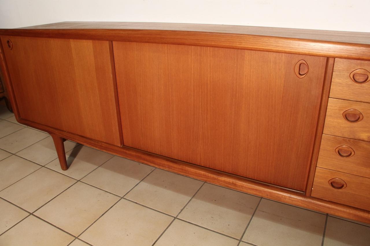 Mid-20th Century Large Danish Sideboard by HP Hansen For Sale