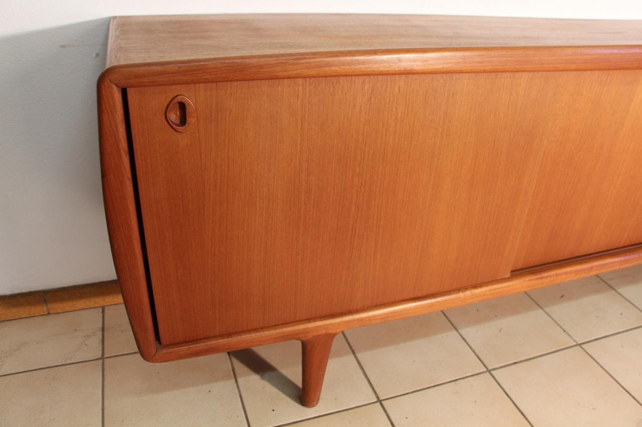 Wood Large Danish Sideboard by HP Hansen For Sale