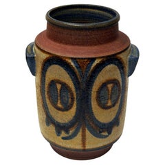 Large Danish Stoneware Vase by Svend Aage Jensen for Søholm Keramik 1960s