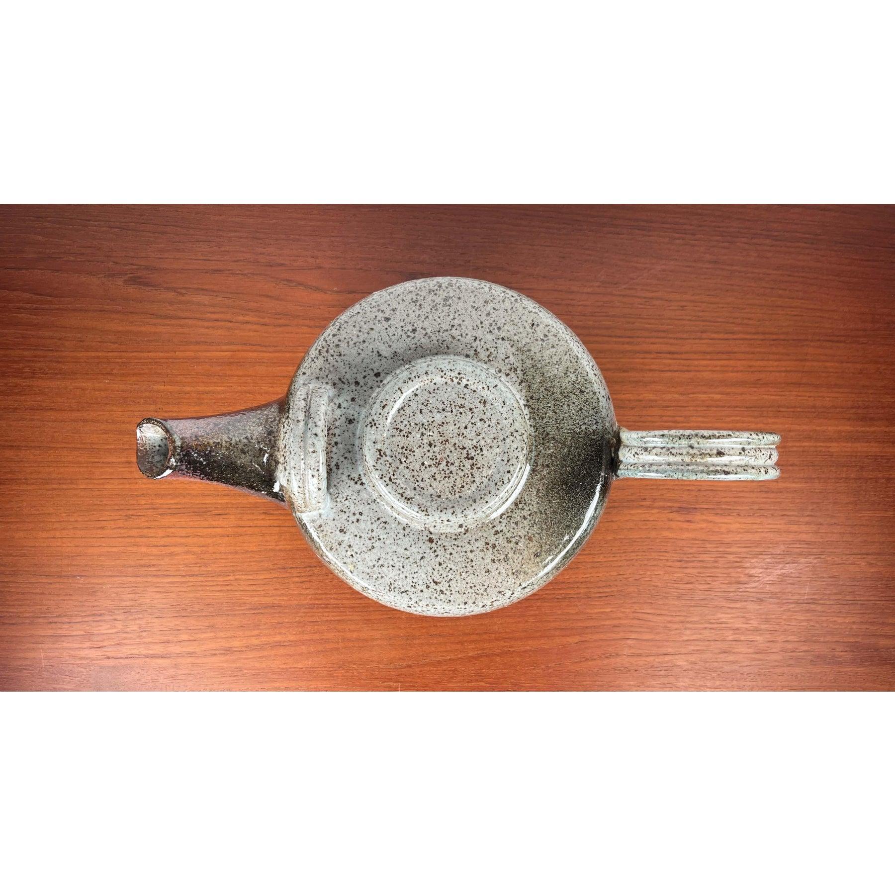 Gran tetera danesa de Studio Pottery de Merethe Bloch, años 60 en venta 4
