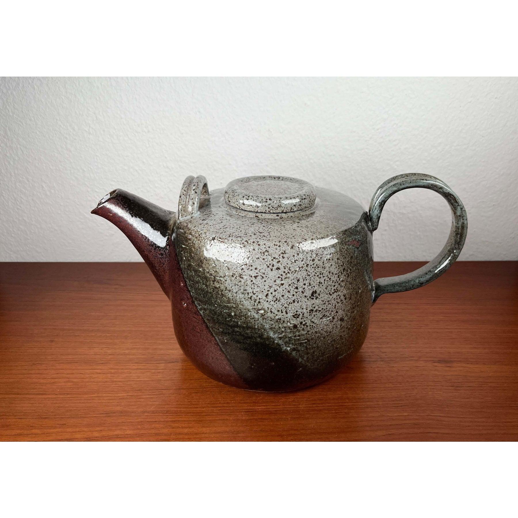 Gran tetera danesa de Studio Pottery de Merethe Bloch, años 60 en venta 6