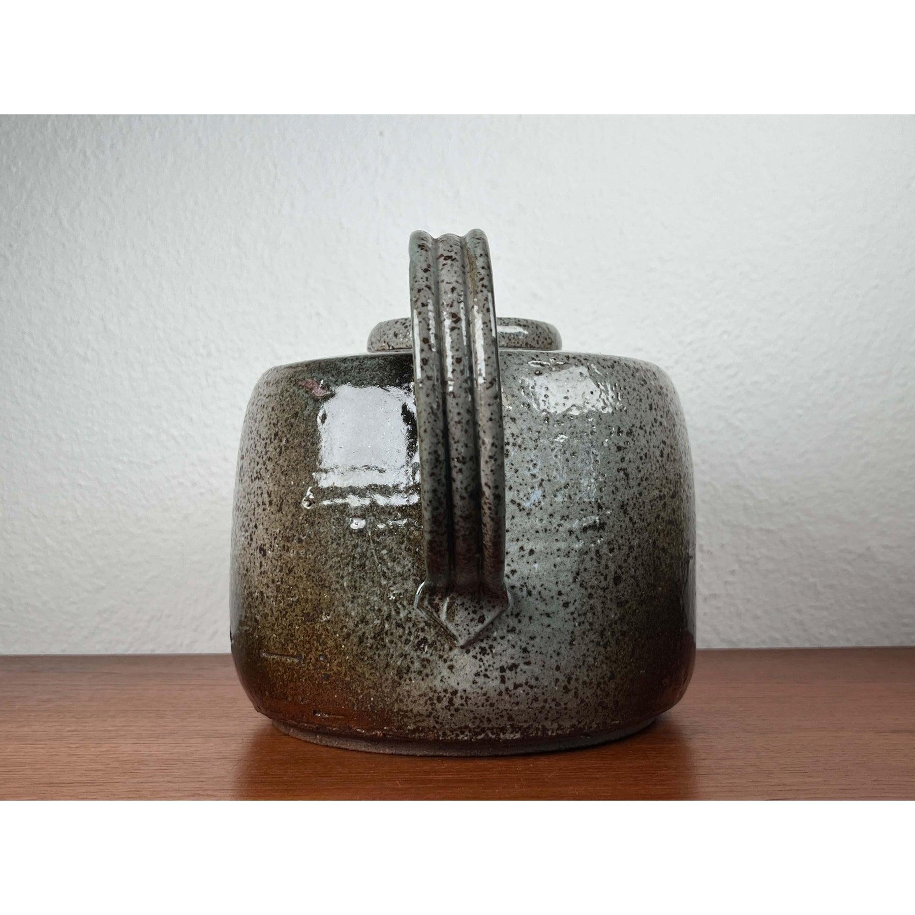 Gran tetera danesa de Studio Pottery de Merethe Bloch, años 60 Moderno de mediados de siglo en venta