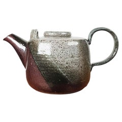 Gran tetera danesa de Studio Pottery de Merethe Bloch, años 60
