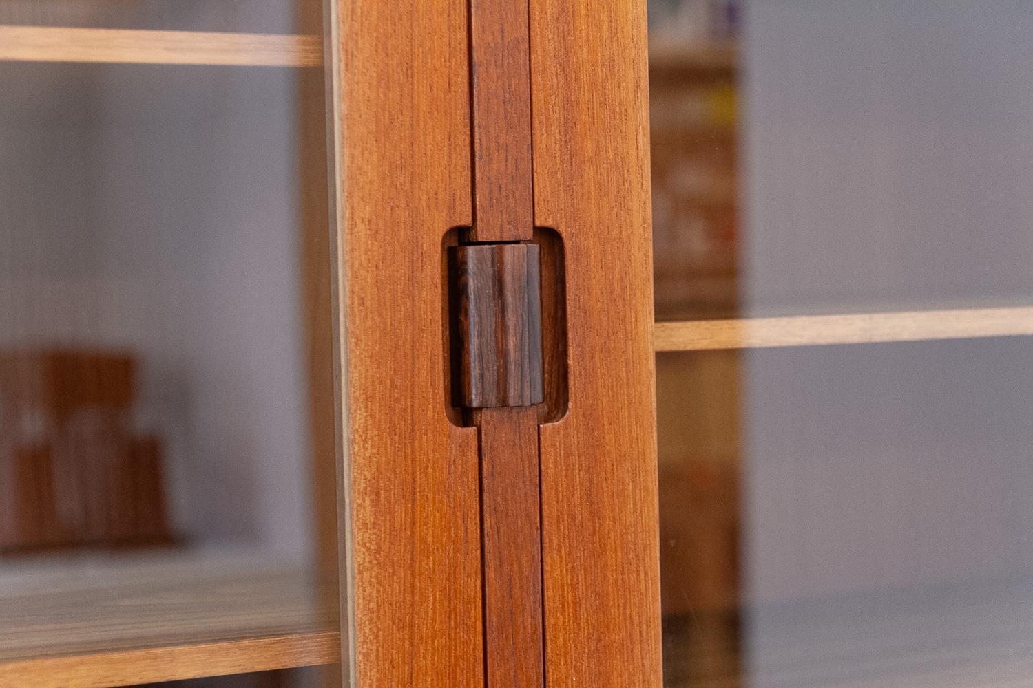 Gran librería danesa de teca de Sejling Skabe, década de 1960. 3