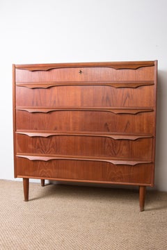 Large Danish Teak Chest of Drawers by Klaus Okholm for Trekanten, 1960