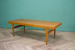 Grande table basse danoise en teck des années 1960, Silkeborg