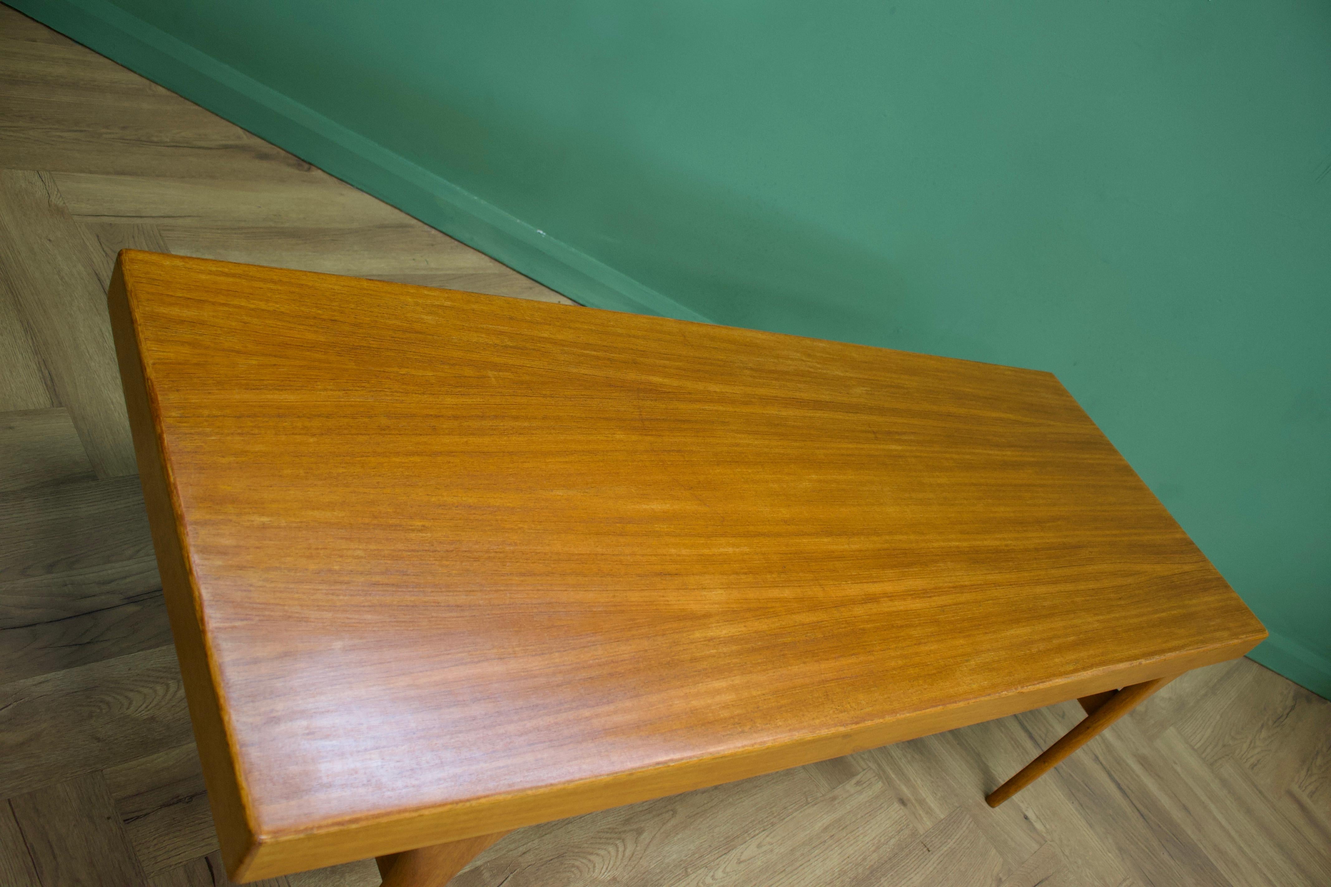 20th Century Large Danish Teak Coffee Table from Silkeborg, 1960s For Sale