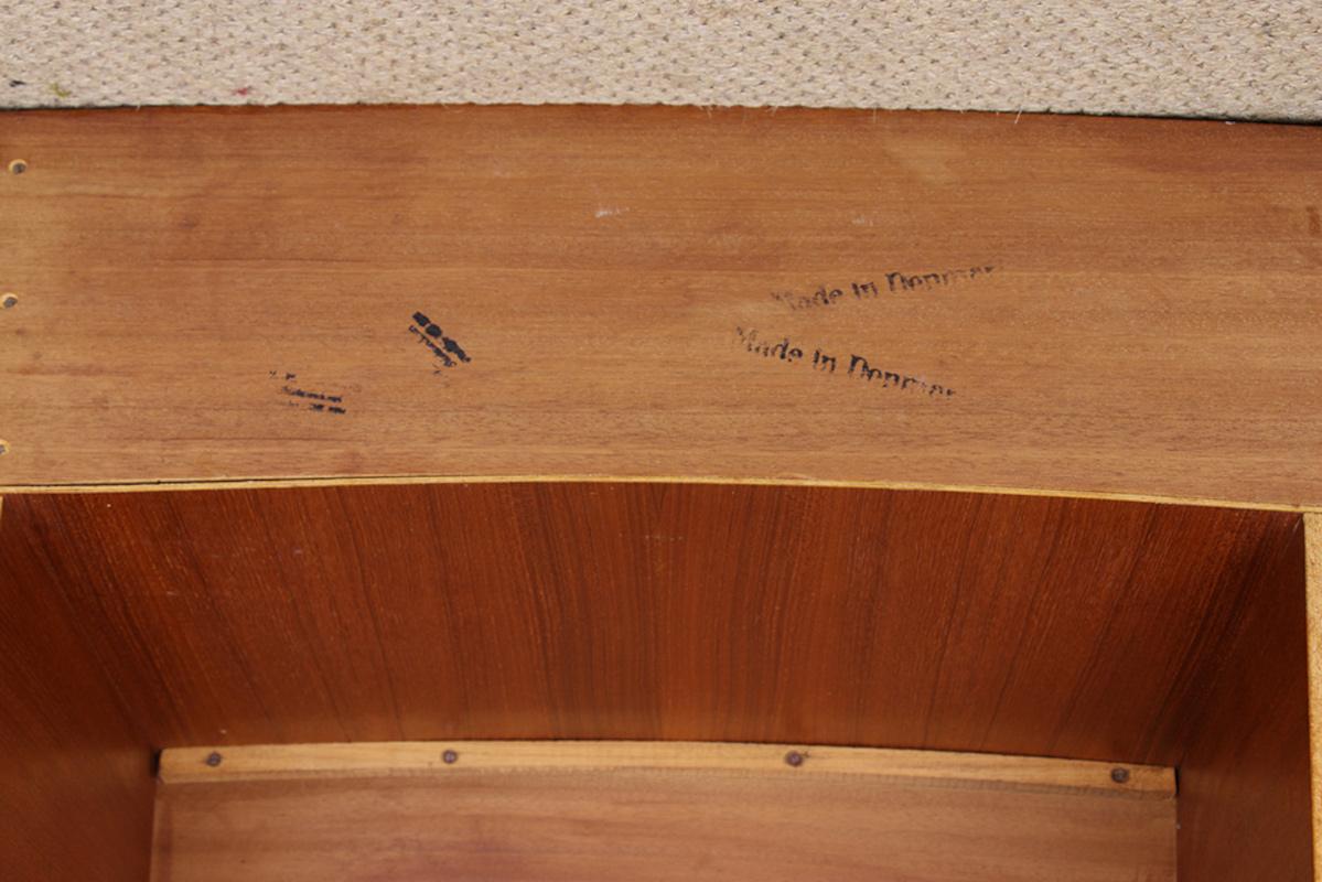 Large Danish teak desk, double sided, by Svend Aage Madsen for H. P Hansen 1960. For Sale 12