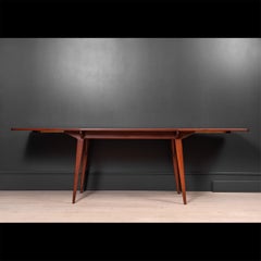 Large Danish Teak Drop Leaf Table