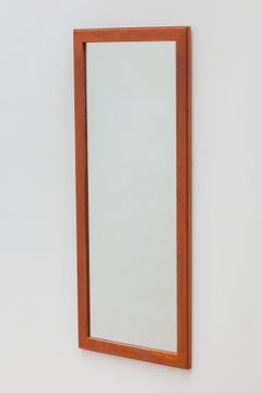 Large Danish Teak Midcentury Mirror, Aksel Kjersgaard