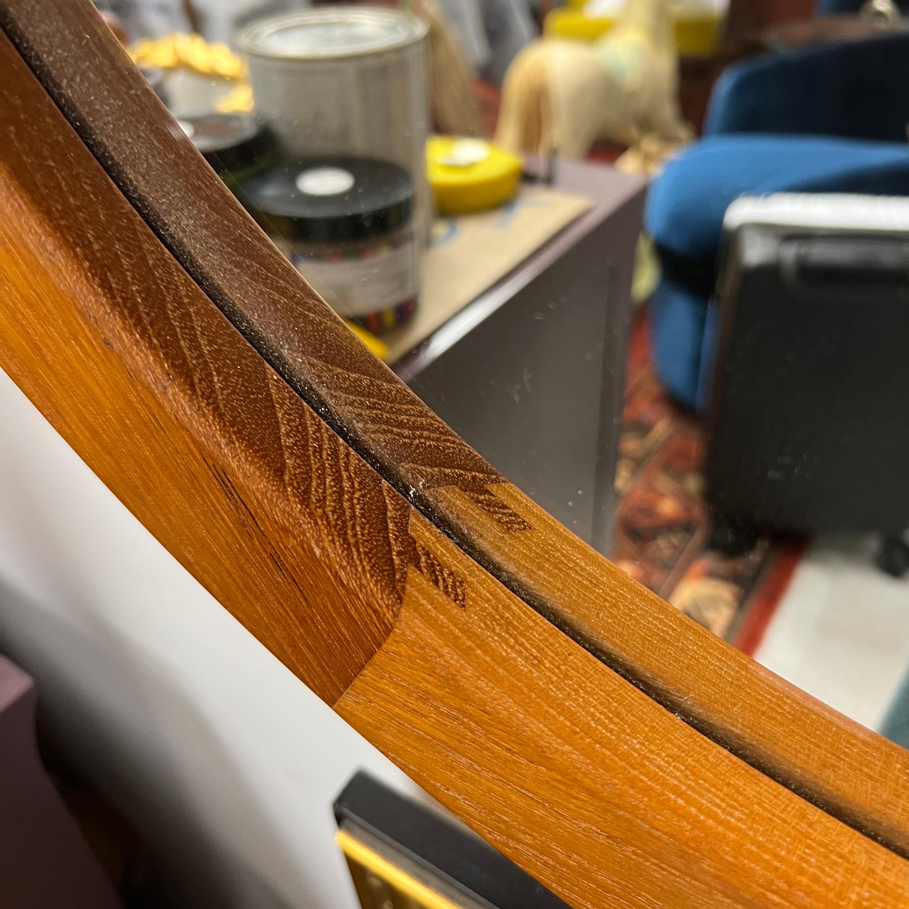 Large Danish Teak Mirror by Pedersen & Hansen, Viby J For Sale 3
