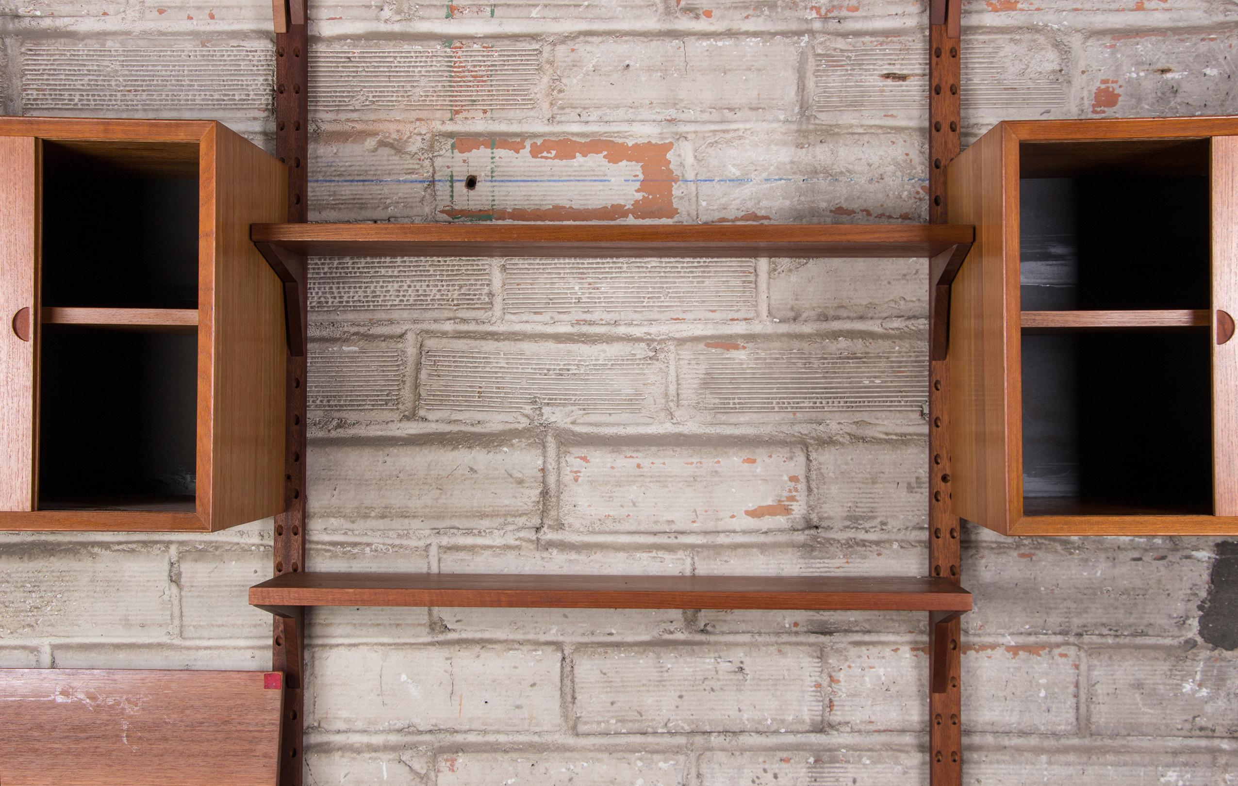 Large Danish Teak Modular Shelf by Poul Cadovius 1960 5