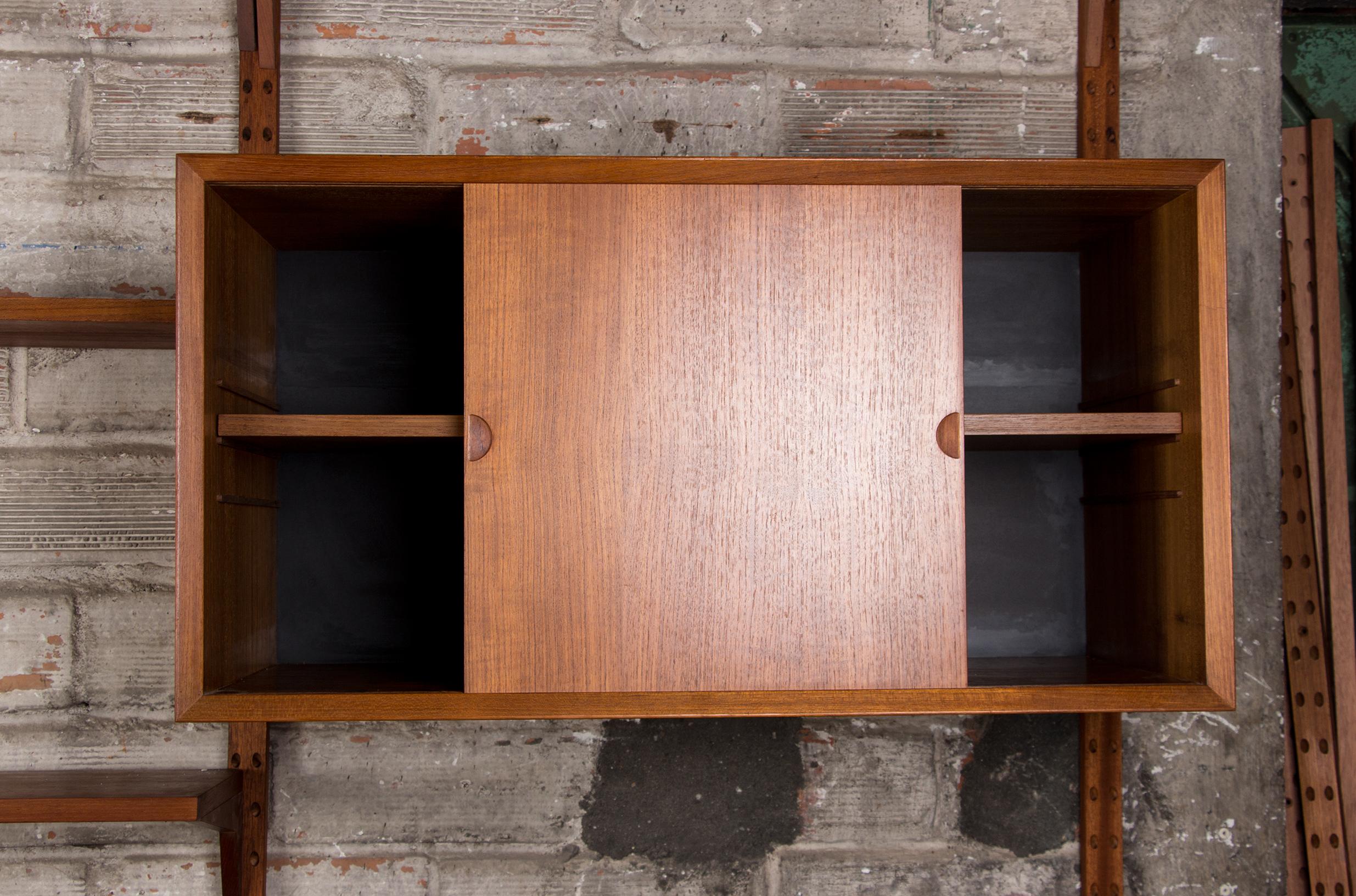 Large Danish Teak Modular Shelf by Poul Cadovius 1960 6