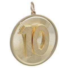Large Dankner Gold 10 Pendant