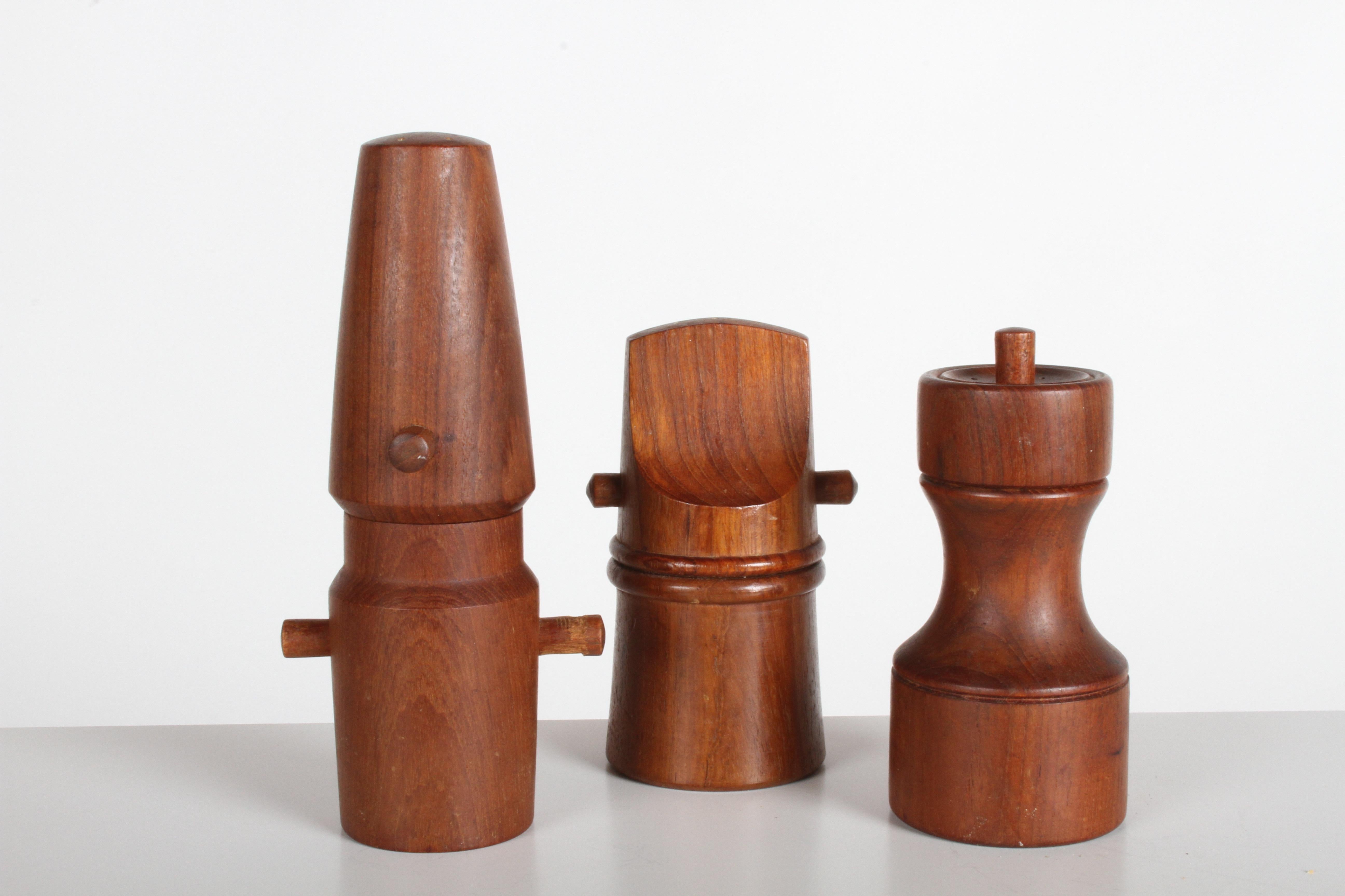 Large Dansk Collection of Pepper Mills and Salt Shakers, IHQ 1