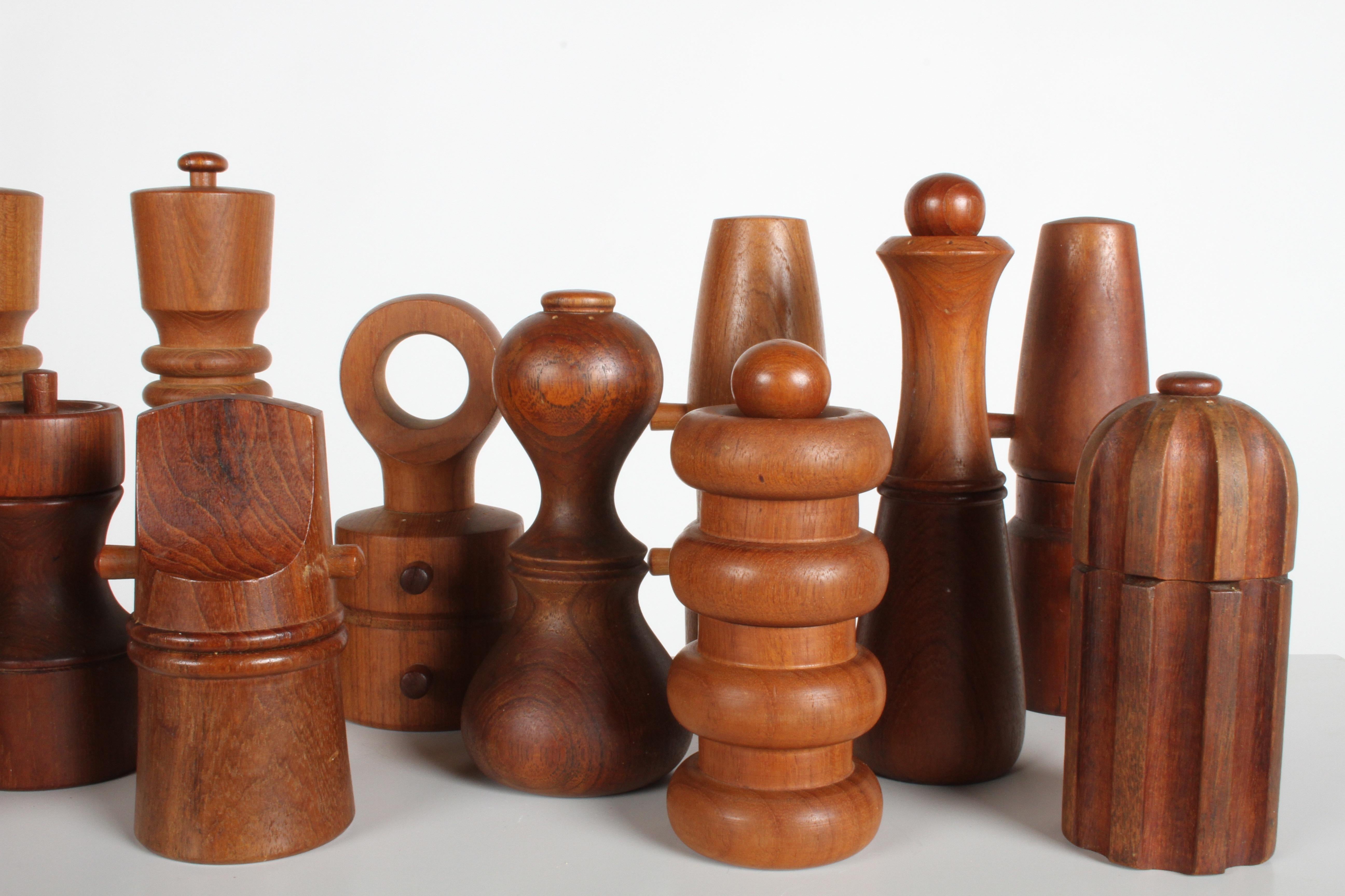 Large Dansk Collection of Pepper Mills and Salt Shakers, IHQ 2