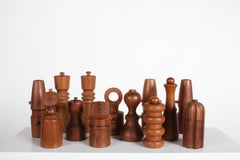 Large Dansk Collection of Pepper Mills and Salt Shakers, IHQ