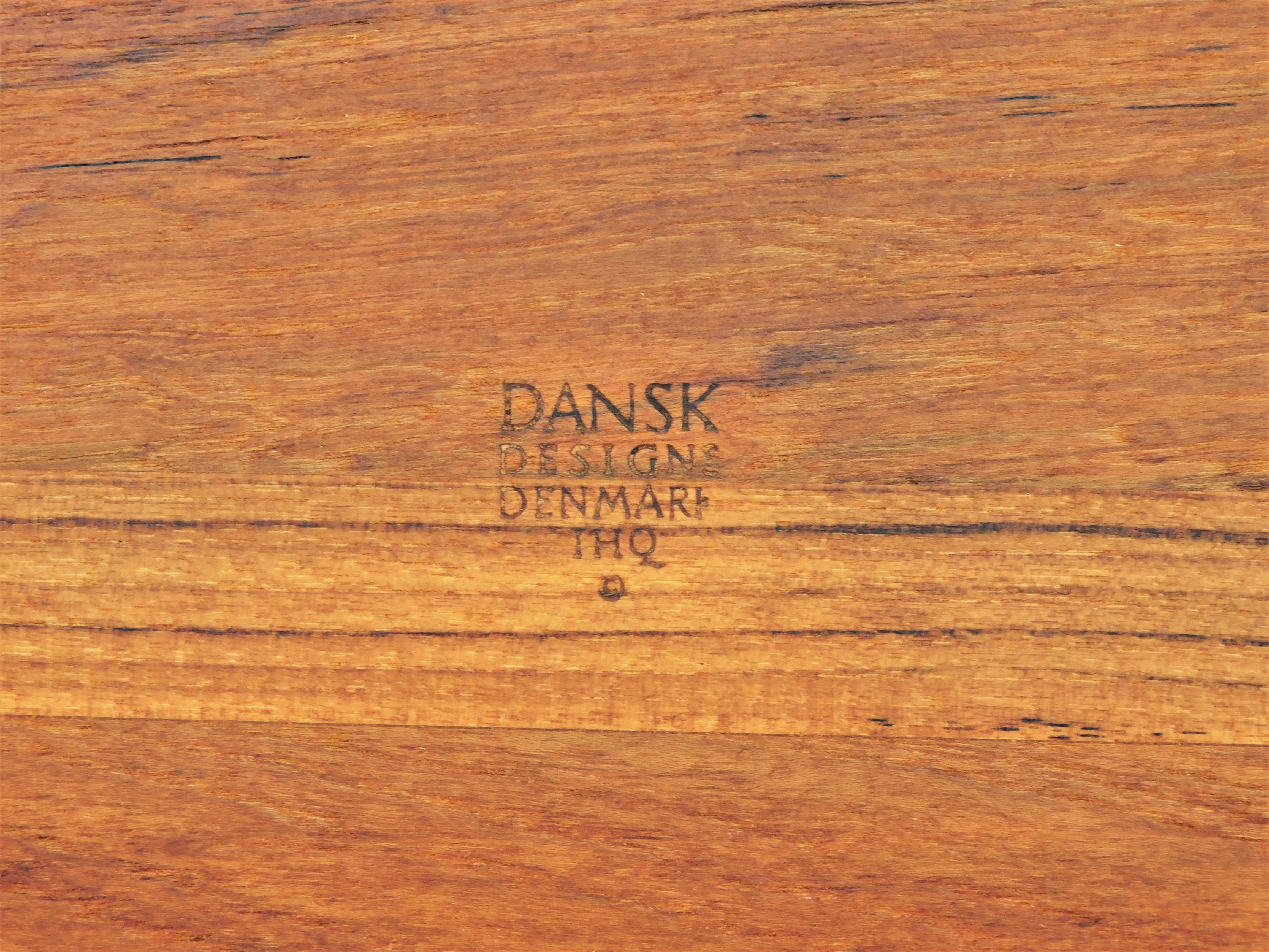 Large Dansk Design Teak Vintage Cutting Board Tray Platter by Jens H. Quistgaard For Sale 4