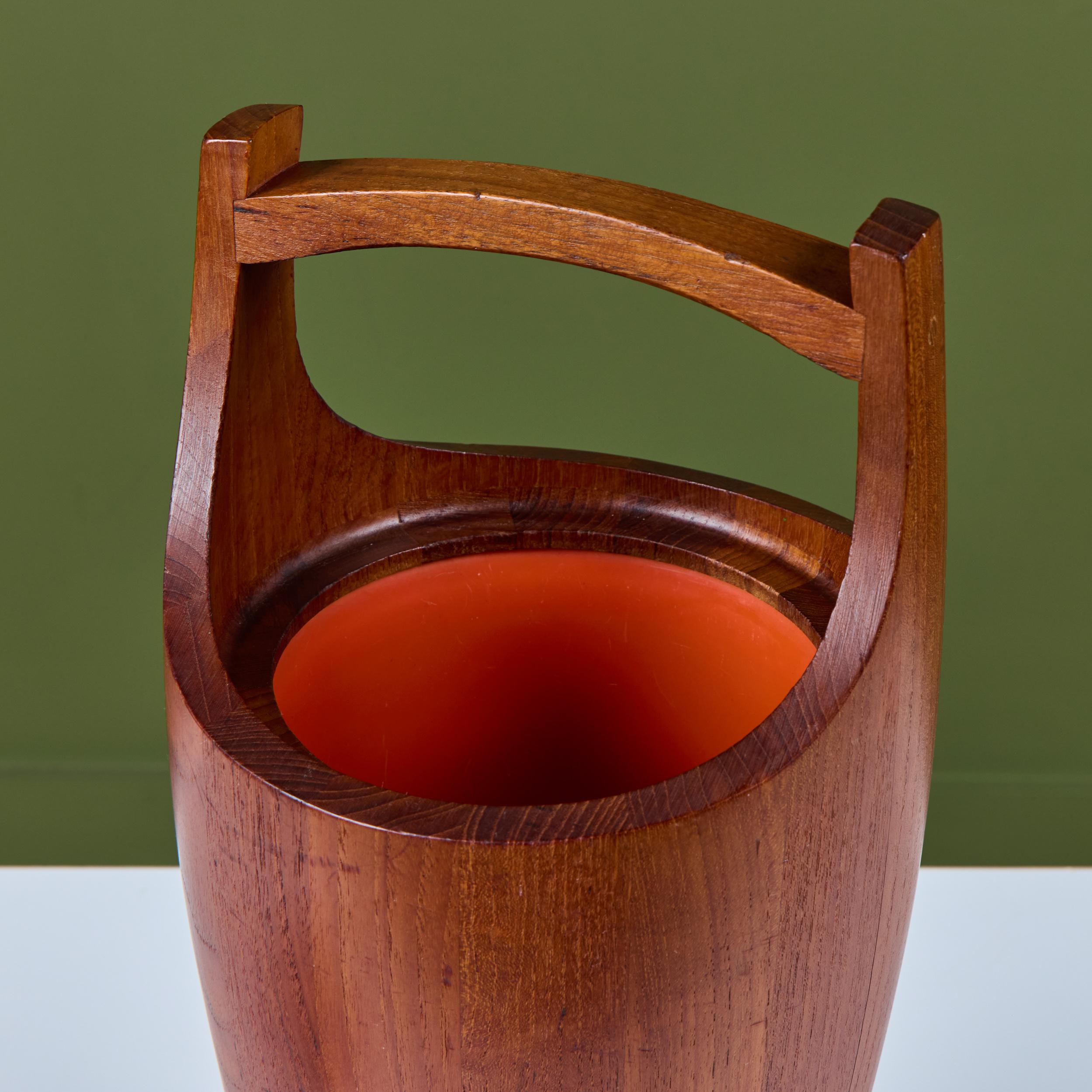 Large Dansk Teak Ice Bucket by Jens H. Quistgaard en vente 7