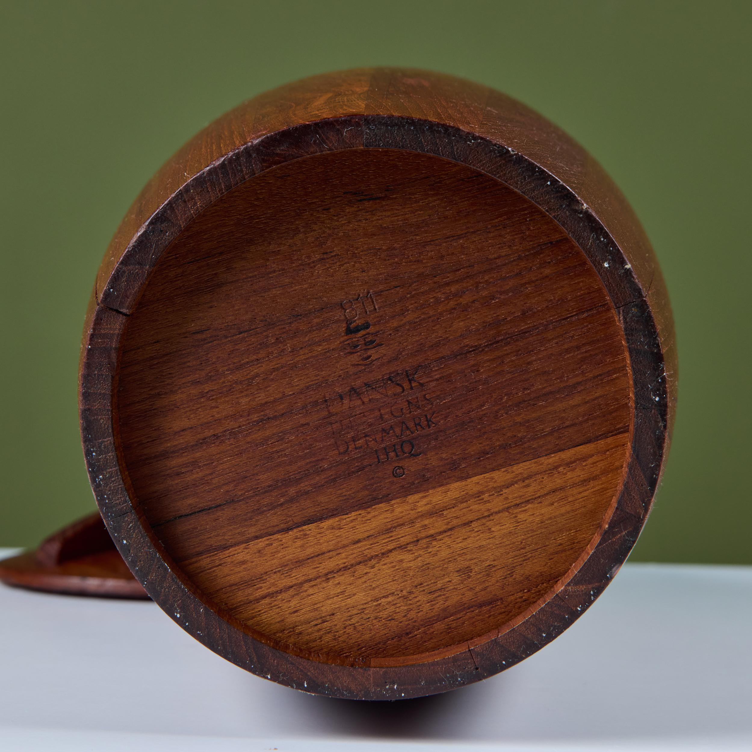 Large Dansk Teak Ice Bucket by Jens H. Quistgaard en vente 10