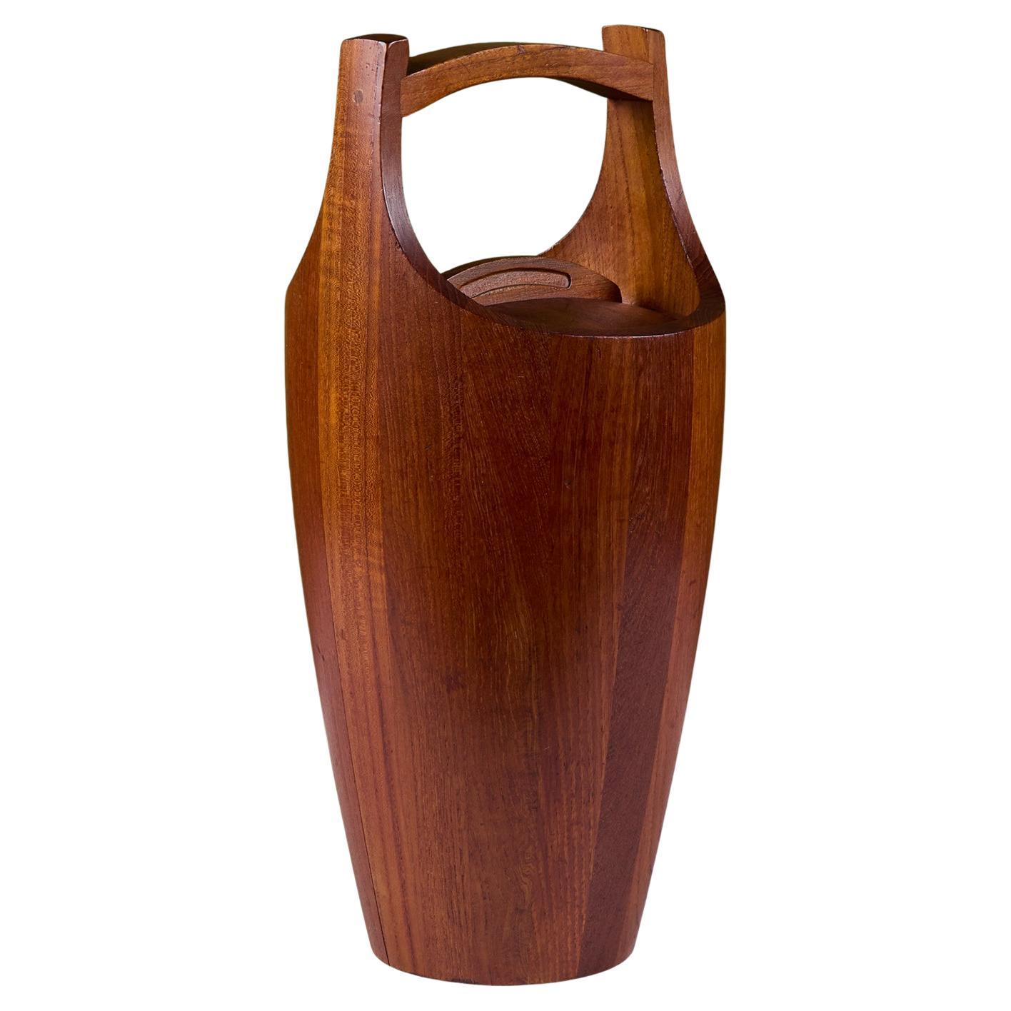 Large Dansk Teak Ice Bucket by Jens H. Quistgaard