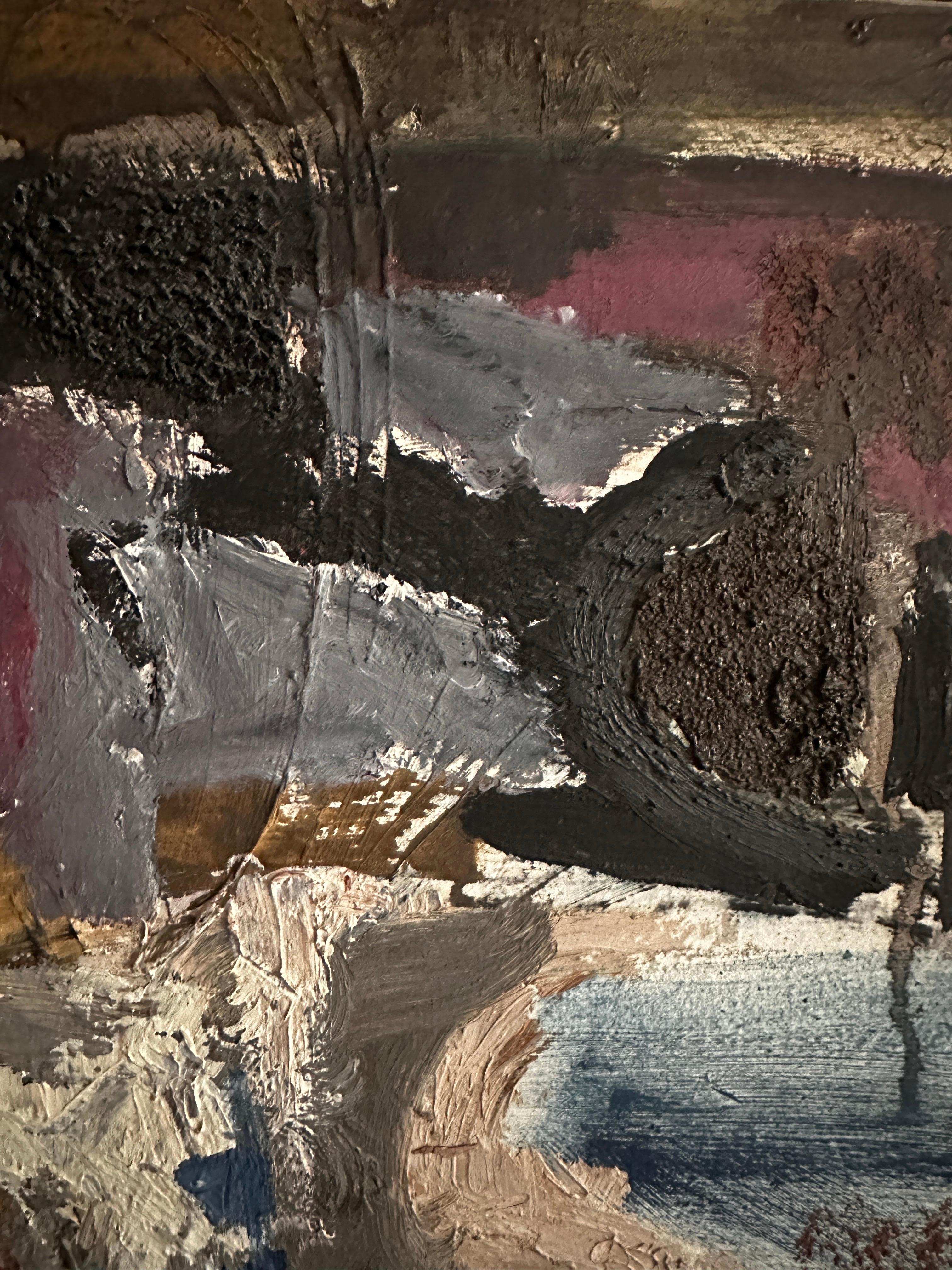 Großes abstraktes expressionistisches Gemälde Dario villalba aus dem Jahr 1963 im Angebot 2