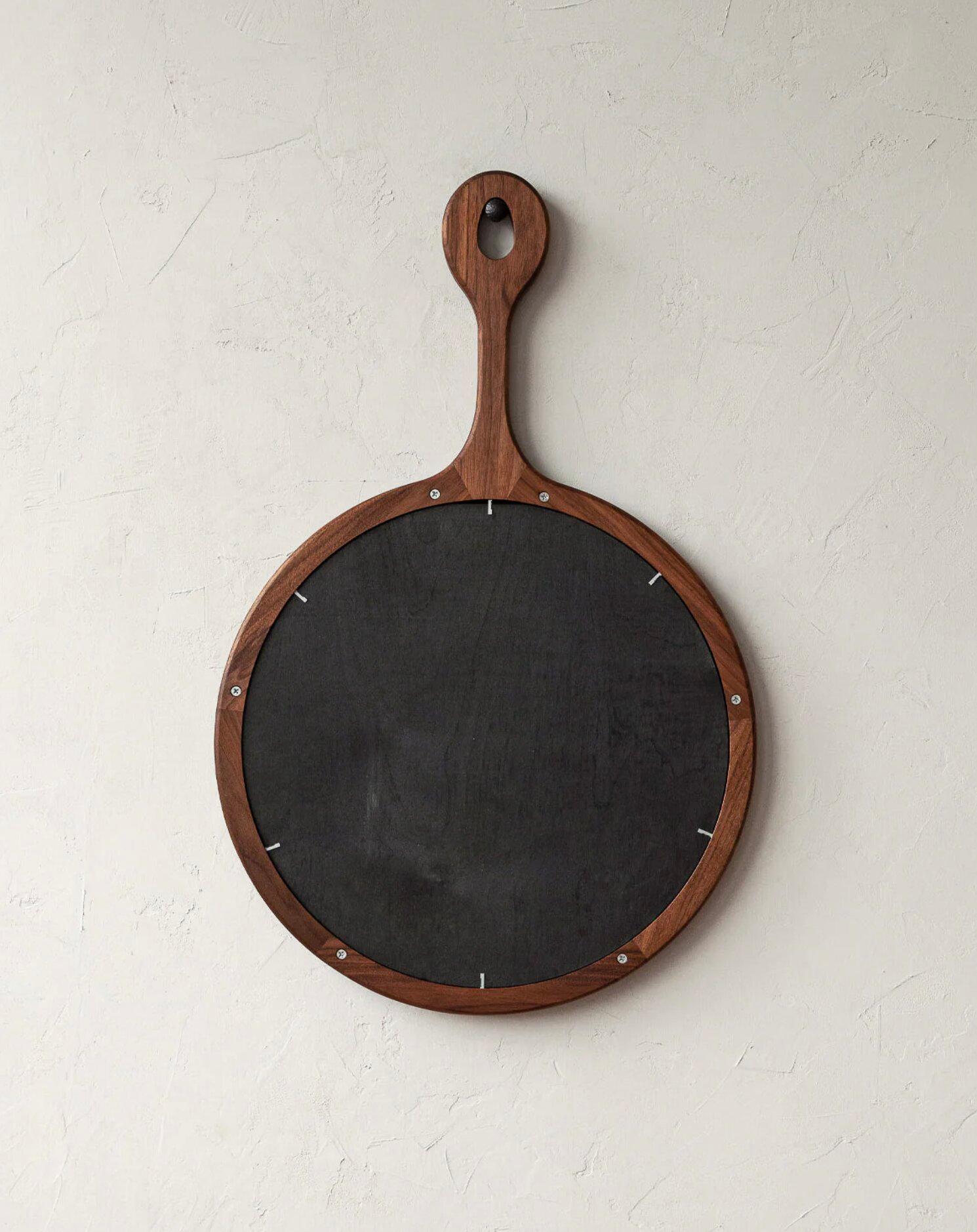Large Dark Walnut Sophia Wall Mirror For Sale 2