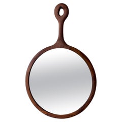 Large Dark Walnut Sophia Wall Mirror