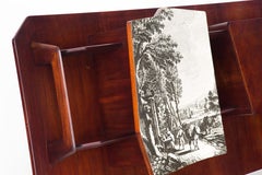 Large Dassi Mahogany Wall Unit Bookcase, 4 doors, Part of Unique Living Room 1940