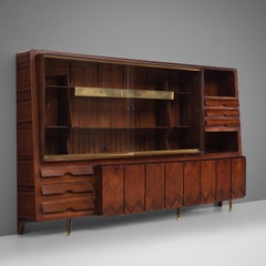 Large Dassi Milano Cabinet with Brass
