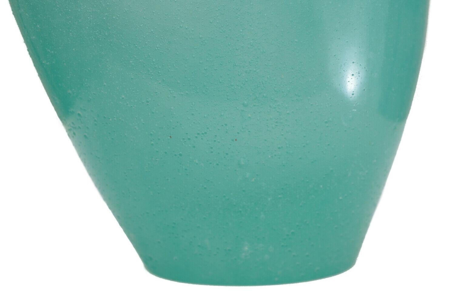 Large Daum France Pate De Verre Art Glass Vase, the Wave Signed and Rare For Sale 1